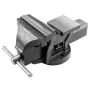 Topex 07A112 Tornillo de banco 100 mm base giratoria fundición