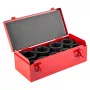NEO TOOLS Juego de vasos de impacto de 1 pulgada, 9 piezas, 27-50 mm, Cr-Mo, DIN 3121
