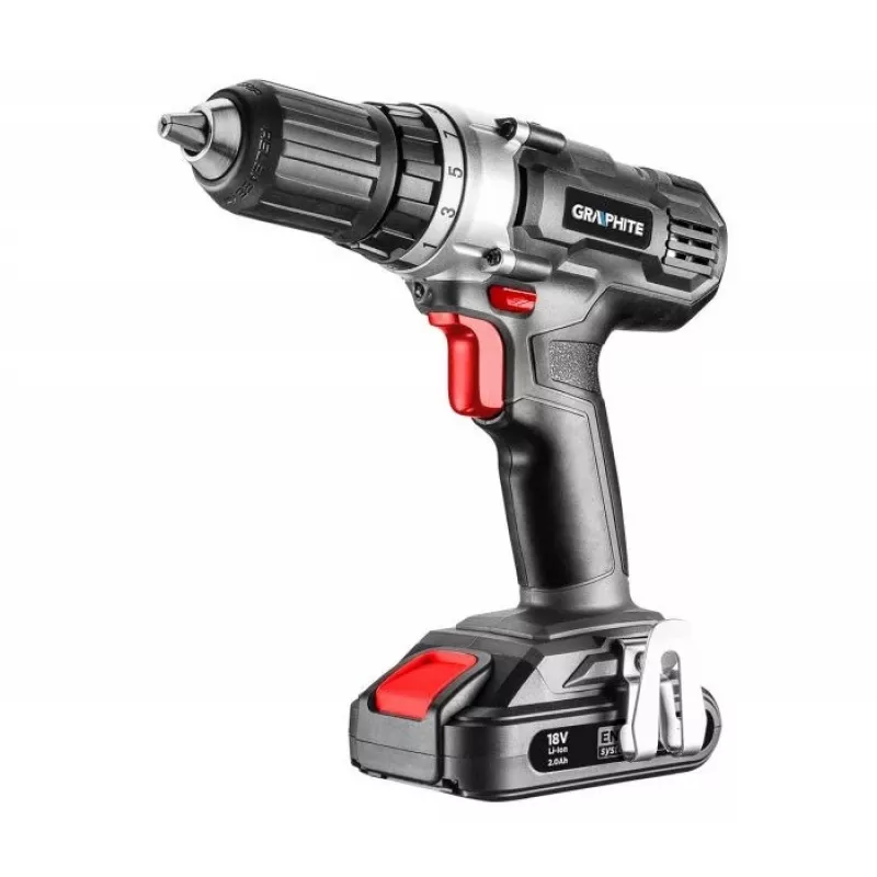 GRAPHITE 58G006 Atornillador taladrador de cambio rápido Energy+ 18V 1250 rpm