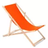 Tumbona clásica de madera de haya GreenBlue GB183 naranja
