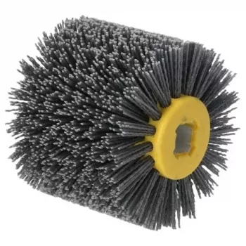 DEDRA DED79334G Cepillo de nailon para lijadoras satinadoras y pulidoras, 120 x 100 mm, grano 400