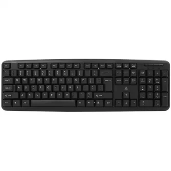 Accura Vista ACC-K1411 Teclado con cable de tamaño completo, USB, QWERTY, negro
