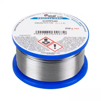 CYNEL HILO DE ESTAÑO 2,0 mm 250 g Sn60Pb40 estaño con plomo para soldar