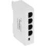 DELTA SPT-POE/3-POE-DIN-E Switch/extensor PoE de carril DIN de 4 puertos, 3x salida PoE 30W, 10/100 Mbps, no gestionado, -40 a 75°C
