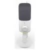 Micrófono de condensador Krux Qube XLR/USB blanco