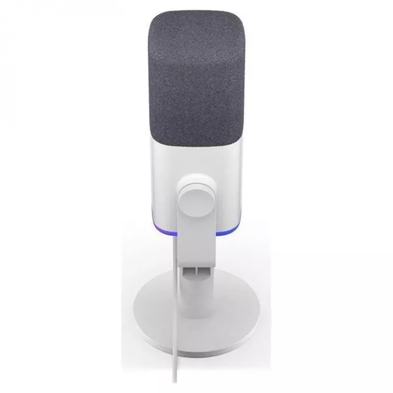 Micrófono de condensador Krux Qube XLR/USB blanco
