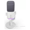 Micrófono de condensador Krux Qube XLR/USB blanco