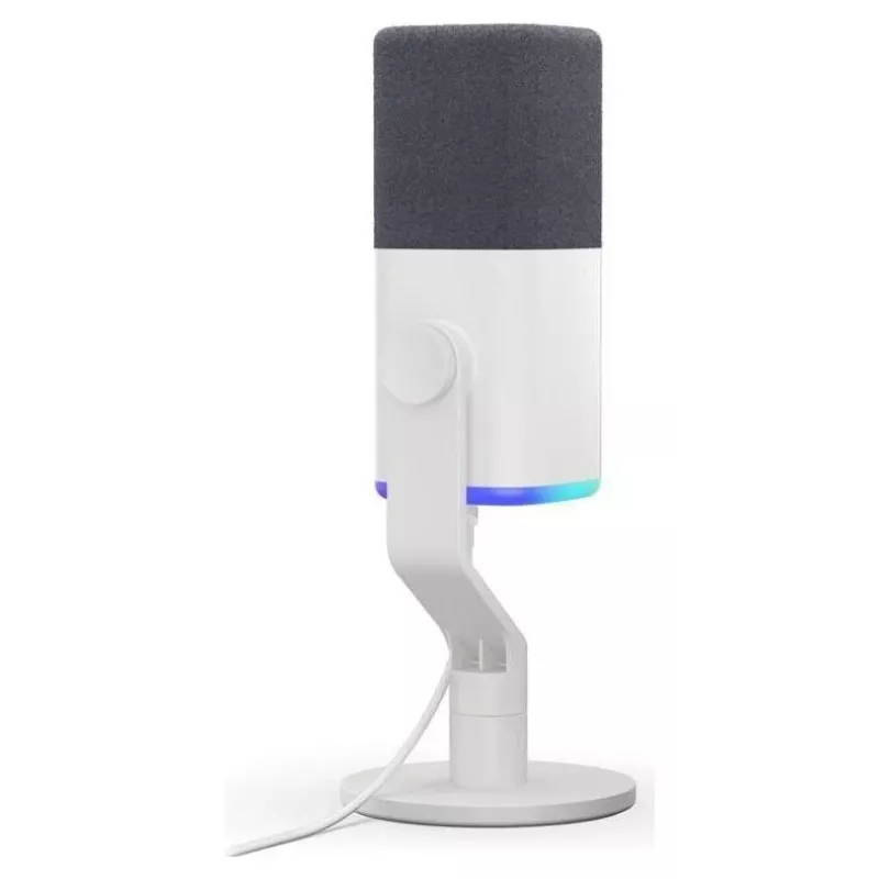 Micrófono de condensador Krux Qube XLR/USB blanco