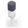 Micrófono de condensador Krux Qube XLR/USB blanco