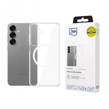 Funda transparente MagSafe 3mk Clear MagCase para Samsung Galaxy S25