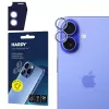 Protector de lente de cámara 3MK HARDYLens Protection Pro para Apple iPhone 17 - azul