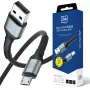3mk Hyper Cable N-SERIES USB-A a Micro 3m QC 3.0 5V/2A 10W Negro