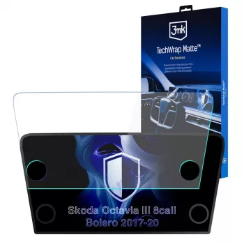 3MK PROTECTION Skoda Octavia III Bolero (2017-2020) Lámina protectora de pantalla mate TechWrap para la consola central