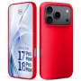 Funda 3mk Hardy Mellow para Apple iPhone 17 Pro Max / 18 Pro Max roja
