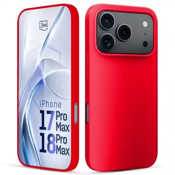 Funda 3mk Hardy Mellow para Apple iPhone 17 Pro Max / 18 Pro Max roja