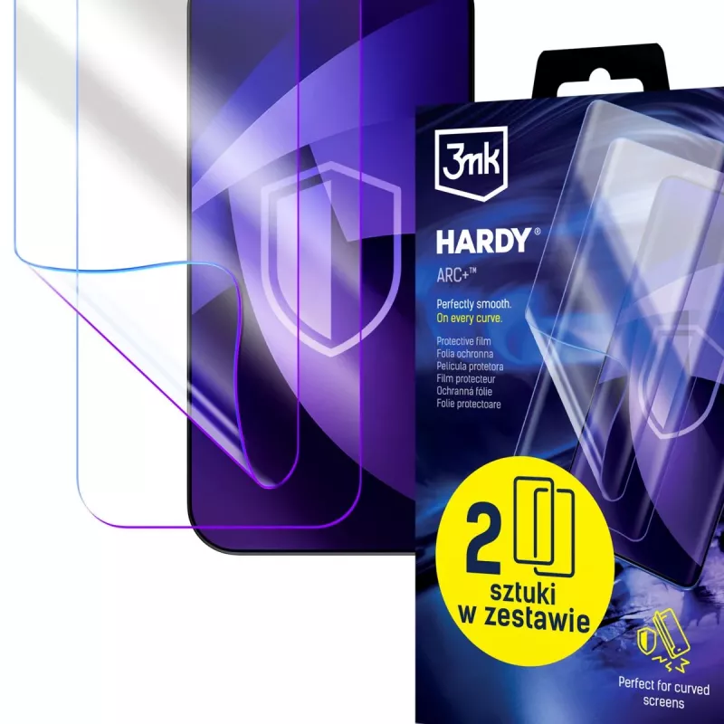 Lámina protectora de pantalla 3mk Hardy ARC+ para POCO X8 Pro (pack de 2)