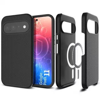 3mk Hardy Shockproof MagCase para Google Pixel 11 - transparente