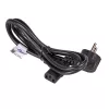 Cable de alimentación acodado Akyga AK-PC-02A, CEE 7/7 a IEC C13 90°, 1,5 m, negro