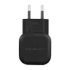 Qoltec Cargador de pared 12W 5V 2.4A USB + USB-C