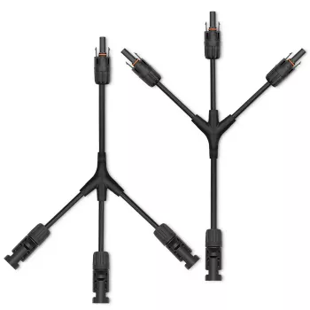 Qoltec Par de conectores solares en Y tipo MC4 1000V 30A IP67