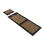 REBEL RBA-6013-GL ECO Esterilla de acupresión con almohada, 130x50 cm, XXL, púas doradas