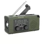 Kruger&Matz KM0836 Radio de emergencia solar con SOS, power bank de 5000 mAh, linterna y dinamo