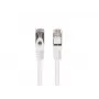 Lanberg Pack de 10 cables patch Cat.6 FTP 0,5 m blanco Fluke Passed
