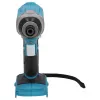 DEDRA DED7045 Atornillador de impacto a batería sin escobillas 18V con 170 Nm de par máximo, porta puntas hexagonal de 1/4 de pulgada, control electrónico de 3 velocidades, luz LED, clip de cinturón y empuñadura softgrip – Solo herramienta