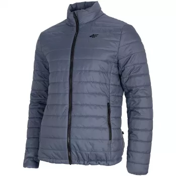 4F Chaqueta acolchada para hombre H4L21 KUMP004 gris oscuro jaspeado talla S