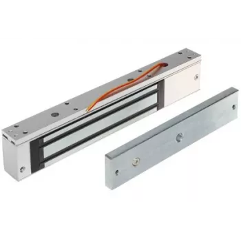 INNE Abrepuertas electromagnético ZE-280-5 280 kg de fuerza de retención fail-safe montaje en superficie 12/24V DC con LED y protección contra sobretensión MOV