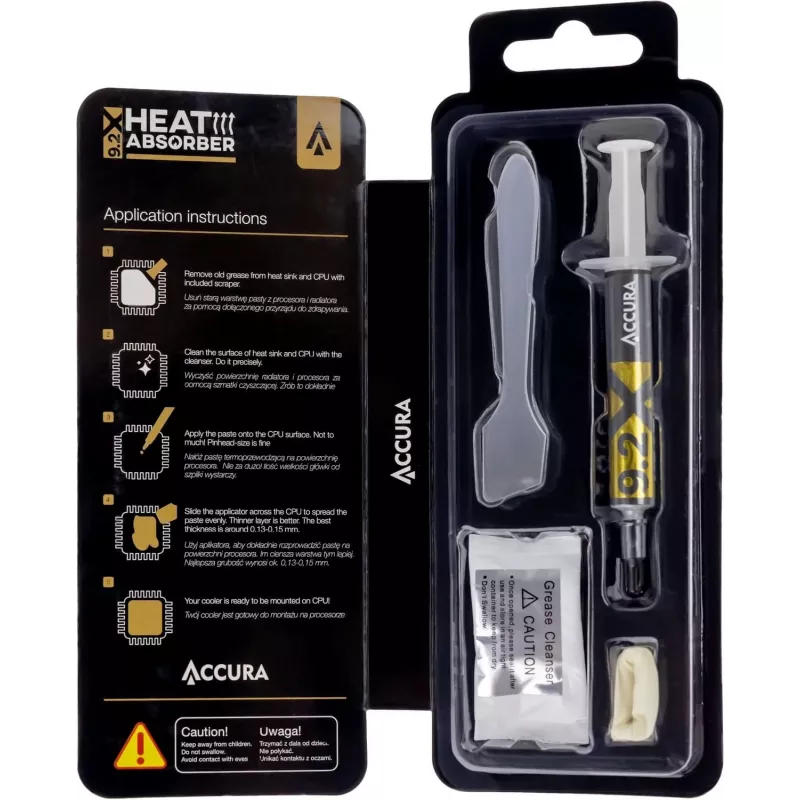 Accura Heat Absorber 9.2X Gris Set 2 g pasta térmica
