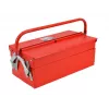 AWTOOLS AW30982 Maletín de herramientas portátil con bandeja y organizadores en la tapa, negro/rojo