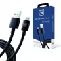 3mk Hyper Cable USB-A a Micro-USB 1,2m 5V 2,4A Negro