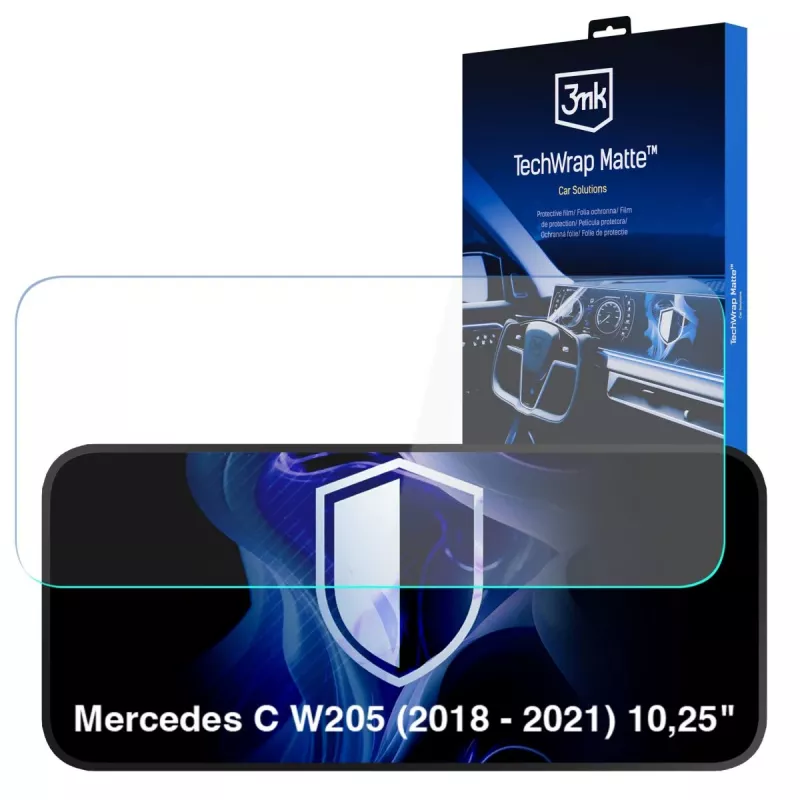3MK PROTECTION TechWrap Mate lámina protectora de pantalla para Mercedes-Benz Clase C W205 (2018-2021) 10,25