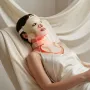 Medivon Mascarilla facial de luz LED Lumi Max - Fototerapia de 7 colores, 192 LEDs, mando a distancia, intensidad y temporizador ajustables