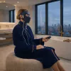 Medivon Lumi 3D Pro Mascarilla facial de luz LED, azul marino