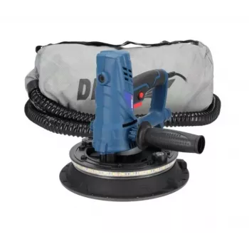 DEDRA DED7770 Lijadora para pladur 850W 225mm con luz LED y aspiración de polvo