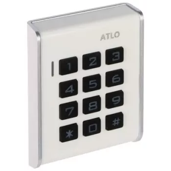 Atlo Candado de combinación ATLO-KRM-103 - Candado de 3 anillos ajustable de aleación de zinc con arco de acero templado, negro