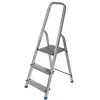 Escalera multiusos articulada AWTOOLS AW23019 4x3 peldaños aluminio EN 131 150kg