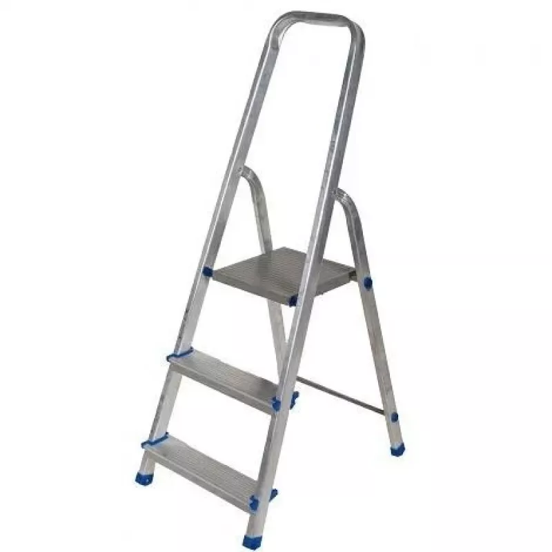 Escalera multiusos articulada AWTOOLS AW23019 4x3 peldaños aluminio EN 131 150kg