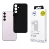 3mk Matt Case Pro para Samsung Galaxy S24 - Funda trasera flexible de TPU negra, protección militar contra caídas, anti-amarilleo, acabado mate