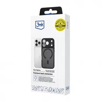 3MK Misty MagCase para Apple iPhone 16e / 17e - Negro