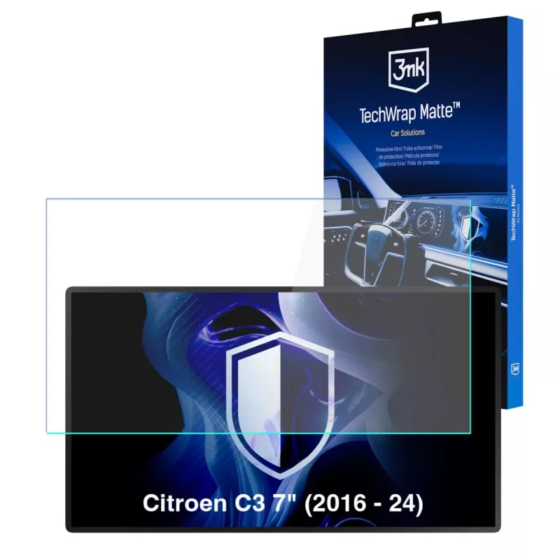 3MK PROTECTION Citroen C3 (2016-2024) TechWrap Matter protector de pantalla para la pantalla central