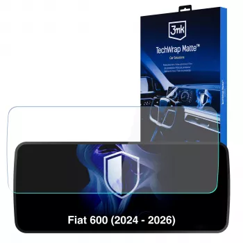 3MK PROTECTION TechWrap Matte protector de pantalla cluster para Fiat 600 (2024-2026)
