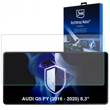 3MK PROTECTION Audi Q5 FY (2016-2020) 8,3 pulgadas TechWrap Matter protector de pantalla para la pantalla central