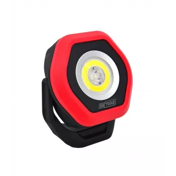 AWTOOLS BLACK LINE linterna de taller SOL CREE LED + COB LED