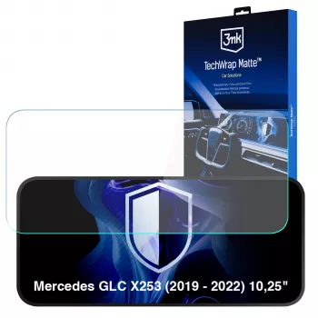 3MK PROTECTION Mercedes GLC X253 (2019-2022) 10,25 pulgadas TechWrap mate protector de pantalla