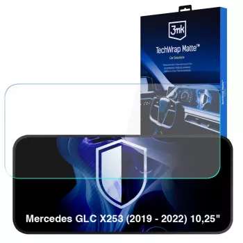 3MK PROTECTION Mercedes GLC X253 (2019-2022) 10,25 pulgadas TechWrap mate protector de pantalla
