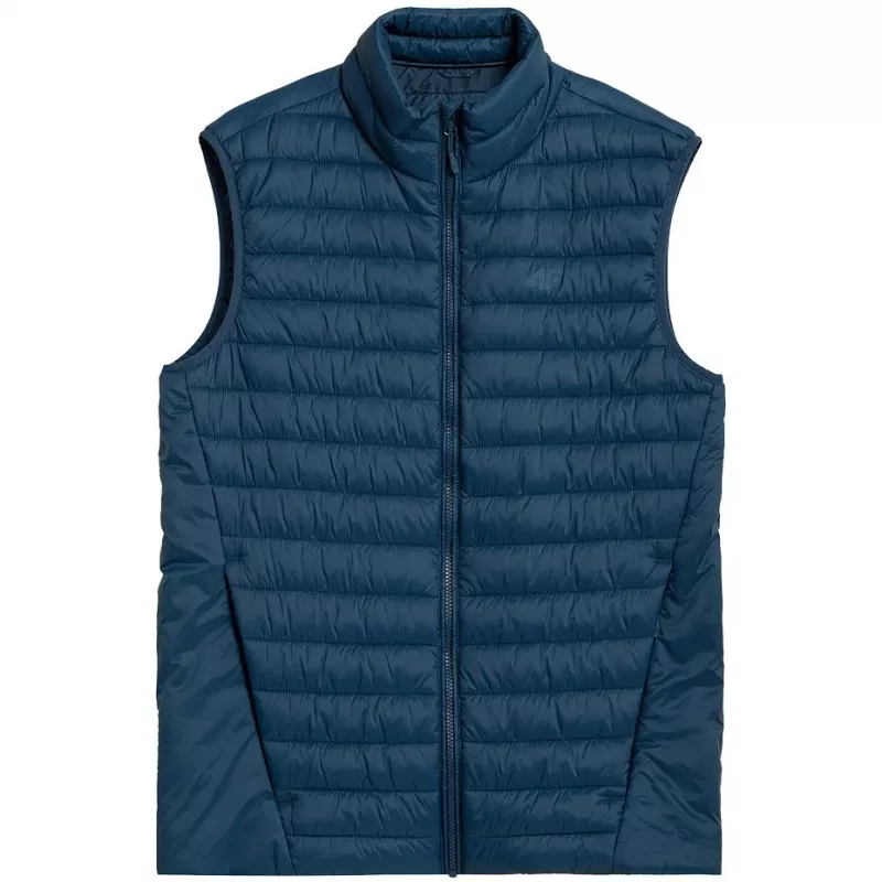 4F chaleco ligero de entrenamiento para hombre azul marino oscuro H4Z21 KUMP001