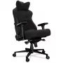 YUMISU 2053 silla gaming, tapizado de tela, negra (Y-2053-BB-M)